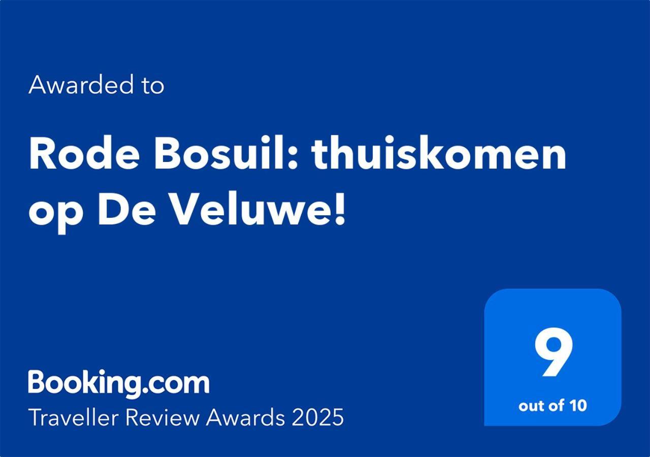 Rode Bosuil: Thuiskomen Op De Veluwe! Отерло Екстериор снимка